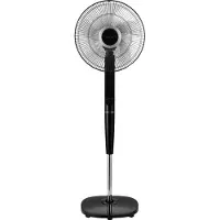 NORDIC HOME CULTURE Golvfläkt med fjärrkontroll 40 cm låg ljudnivå oscillerande