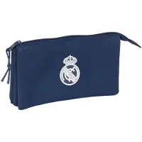 Real Madrid Trousse Triple - - Real Madrid - Enfant - Synthétique - Confortable - Bleu blå