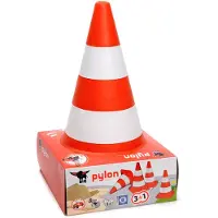 BIG Pylon, 1 År, Plast, Röd, Vit