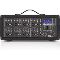 SubZero SZ-PMIX8 8-kanals Powered Mixer med digital mediaspelare