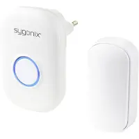 Sygonix SY-5225388 Trådlös dörrklocka Komplett set batterilös, med blixt