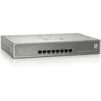 Level One Switch GEP-0821, 8x 10/100, PoE+