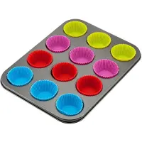 King Hoff KingHoff KH-4188 muffinsform med silikoninsatser