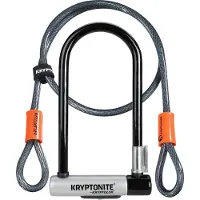 Kryptonite - Cykeltillbehör - Serie 2 STD + 4' Flex för Unisex - Svart