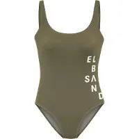 Elbsand Baddräkt oliv / vit
