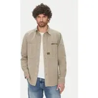 G-Star Pleated Zip Regular Shirt - Grey - Men