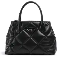 Emporio Armani Justerbar Avtagbar Axelrem Polyuretan Och Polyester Handväska Damhandväskor Svart Y3D269-YWJ8I-80001 Basic Set (Bag+Dust Bag)