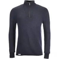 Woolpower Zip Turtleneck 400 Dark Navy
