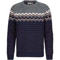 Fjällräven - Tröjor - Övik Knit Sweater M Dark Navy för UnisexUll - Storlek L - Marinblå
