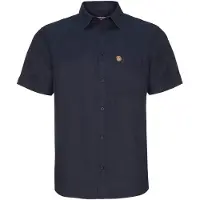 Fjällräven Men's Övik Travel Shirt Short Sleeve Dark Navy