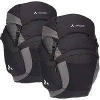 Vaude OnTour Back - Cykelväskor Black 2 x 23 L