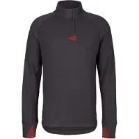 Klättermusen Men's Huge Half Zip Sweater Raven-Burnt Russet