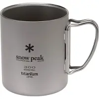 Snow Peak Titanium Double Walled Mug - 300ml