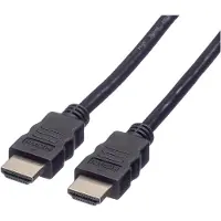 Roline HDMI Anslutningskabel HDMI-A-kontakt, HDMI-A-kontakt 3.00 m Svart 11.04.5543 Standard HDMI HDMI-kabel