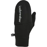 Icebreaker - Skidhandskar - U Merino 200 Oasis Convertible Mittens Black för UnisexUll - Storlek XL - Svart