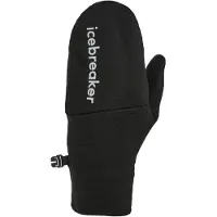 Icebreaker - Skidhandskar - U Merino 200 Oasis Convertible Mittens Black för UnisexUll - Storlek S - Svart