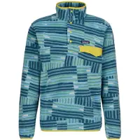 Patagonia LW Synch Snap-T Half-Zip Fleecetröja quilty fitz / wetland blue Storlek S