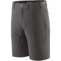 Patagonia - Vandringskläder - M's Terravia Trail Shorts - 10 in. Forge Grey för Unisex - Storlek 28 US - Grå