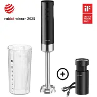 Zwilling XTEND Starter Kit: sladdlös visp manuell + batteri svart