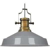 ROYALTECH Hänglampa Augusta , dimbar, Aluminium / grå / zink, Vardagsrum / matsal, Metall, Vintage, Pendellampa