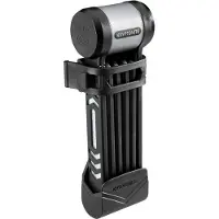 Kryptonite Kryptolok 685 Folding Bike Lock Compact Lightweight High Security Anti-THE Foldble Bicycle Lock med 2 nycklar och montering fr e-cykl