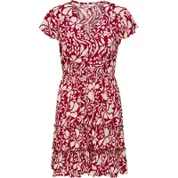 ONLY Skjortklänning 'ONLClaudette' beige / merlot