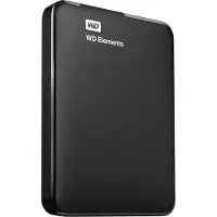 Western Digital Elements 2 TB Extern hårddisk 2.5 USB 3.2 Gen 1 Svart WDBU6Y0020BBK-WESN