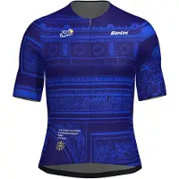 Santini Tdf Arrivée Arc De Triomphe 2025 Korta ärmar Cykeltröja