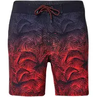 KOROSHI Badshorts marinblå / marinblå / orkidé / röd