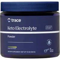 Trace Minerals Æ, Keto Elektrolyt pulver, Sockerfritt, Citron Lime, 11,6 oz (330 g)