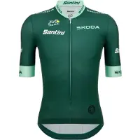Santini Tour De France Official Green 2025 Korta ärmar Cykeltröja