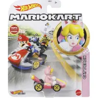 Hot Wheels Mario Kart Cat Peach, [Rosa] Standard Kart
