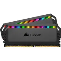 Corsair Dominator Platinum RGB - DDR4 - sats - 16 GB: 2 x 8 GB - DIMM 288-pin - 3200 MHz / PC4-25600 - CL16 - 1.35 V - ej buffrad - icke ECC - svart