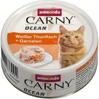 Animonda Carny ocean biały tuńczyk i krewetki 12x80g