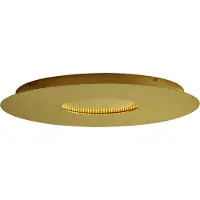 QAZQA Modern taklampa guld 60 cm inkl. LED 3-stegs dimbar - Morning