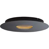 QAZQA Modern taklampa svart 40 cm inkl. LED 3-stegs dimbar - Morning