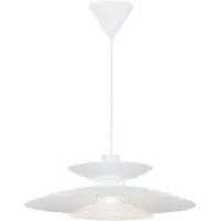 VIOKEF Hänglampa Nino, dimbar, Vitt / opal, Vardagsrum / matsal, Metall, Modern, Pendellampa