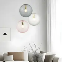 VIOKEF Glas pendellampa Diana, dimbar, Genomskinlig / transpare, Vardagsrum / matsal, Glas, Modern, Pendellampa