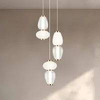 VIOKEF Pendellampa Shiny, Genomskinlig / transpare, Vardagsrum / matsal, Modern
