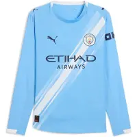 Puma Manchester City Hemmatröja 2025/26 Authentic Långärmad - , storlek X-Large