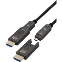 MaxTrack HDMI Anslutningskabel 30 m Svart C504-50ML 8K UHD HDMI-kabel
