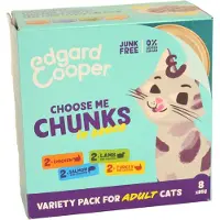 Edgard & Cooper Edgard Cooper - Cat Adult Vetfood Chunks Multipack - 8x85g