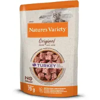 Nature’s Variety Feline Adult Original Kalkon 12x70g Kattmat