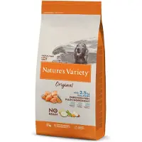 Nature’s Variety Hundmat Med Lax För Vuxna Hundar Av Medelstor/stor Storlek 12kg