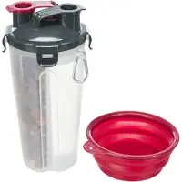 Trixie Mat- och vattenbehållare för resor (0,35 liter)