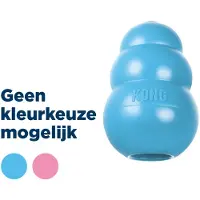 Kong Puppy Rubber Large Pink/Blue - L: 10.2x7 cm.