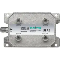 Axing BAB 4-02 Kabel-TV-avgrenare 4-polig 5 - 40 Mhz, 40 - 470 MHz, 470 - 862 MHz, 862 - 1006 MHz
