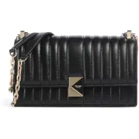 Kate spade för kvinnor. KI763 Deco mini axelremsväska svart (OSFA), Casual, Parti, Hud