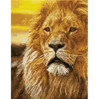 Diamond Dotz Squares - Lejon 45 x 35 cm