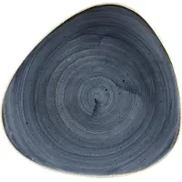 MultiLine Tallrik triangel Coupe Stonecast 26,5cm porslin blåbär (12 st.)
